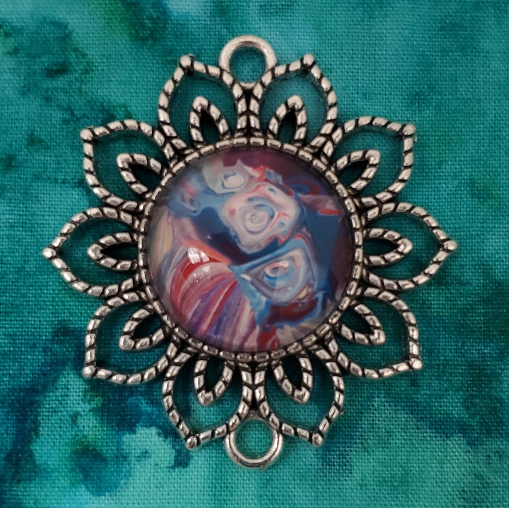 Handmade Flower Pendant Necklace
